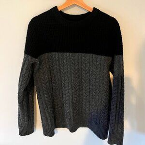 Jcrew Men Two-Tone Knit Sweater